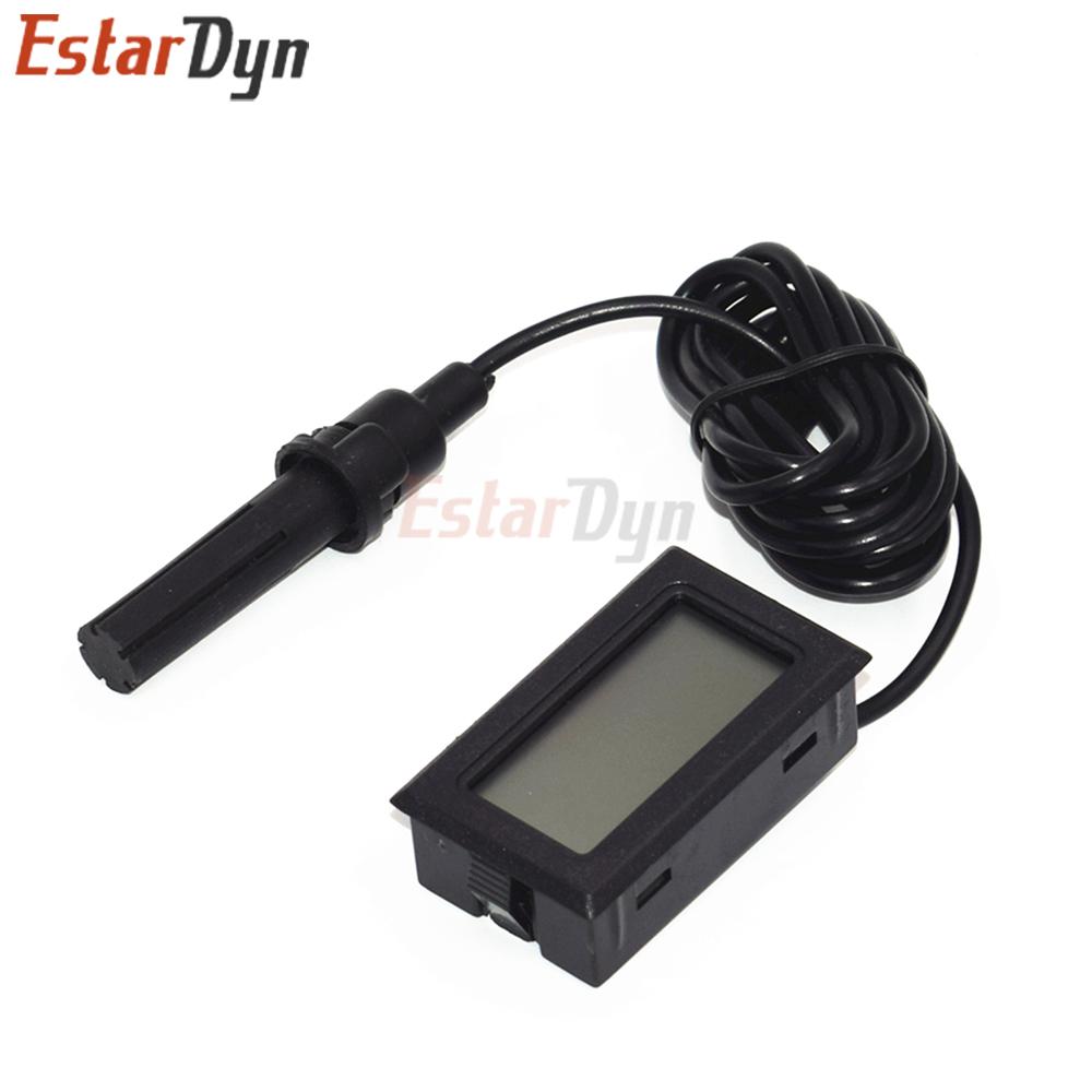 Digital LCD Thermometer Hygrometer Indoor Temperature Humidity Monitor with ±1%RH Accuracy, Battery Included for Home Greenhouse