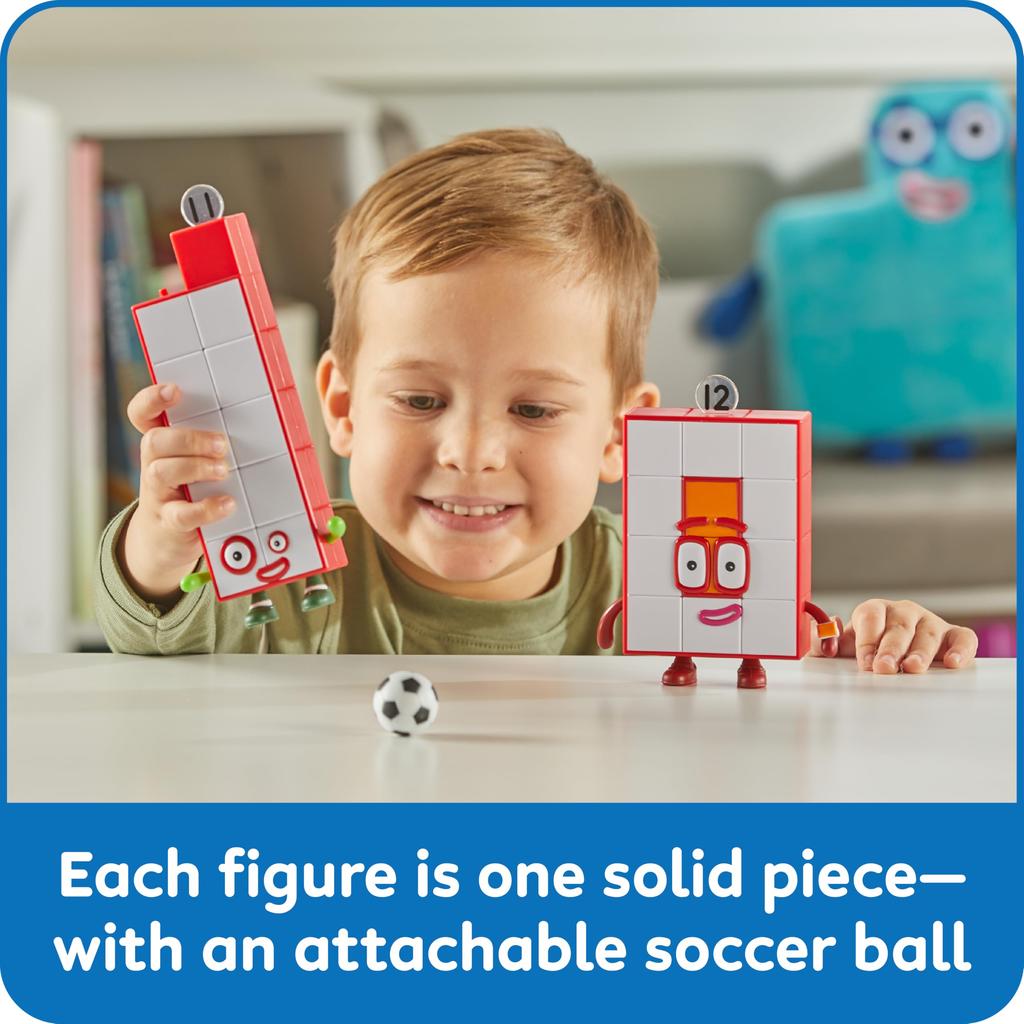 Numberblocks Numberblocks Друзья 11 12 Фигурки персонажей 3 штуки 96924 Аутентичные &