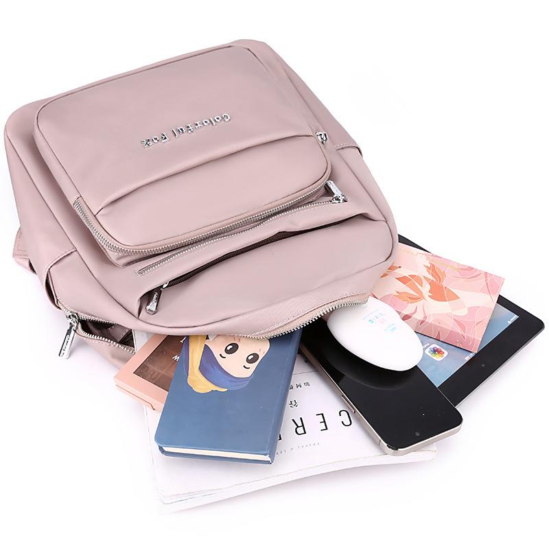 Новый рюкзак женский модный повседневный женский рюкзак многослойный большой вместимости водоотталкивающий