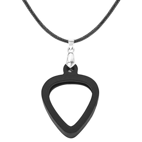Musiin Guitar Pick Holder Necklace, Fits Fender, Dunlop, D'Addario, and Standard Picks, Double-Sided Universal Design for Easy Access to All Styles (S