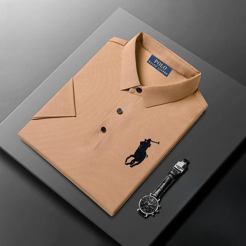 Polo Ralph Lauren 2025 Лето Новая Цветная Вышивка Пони Бизнес Поло для Отдыха