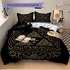 Triforce Symbol Artwork Print 3Pcs Bedding Setduvet Cover With 2 Bedropillowcase Home Birthday Gift