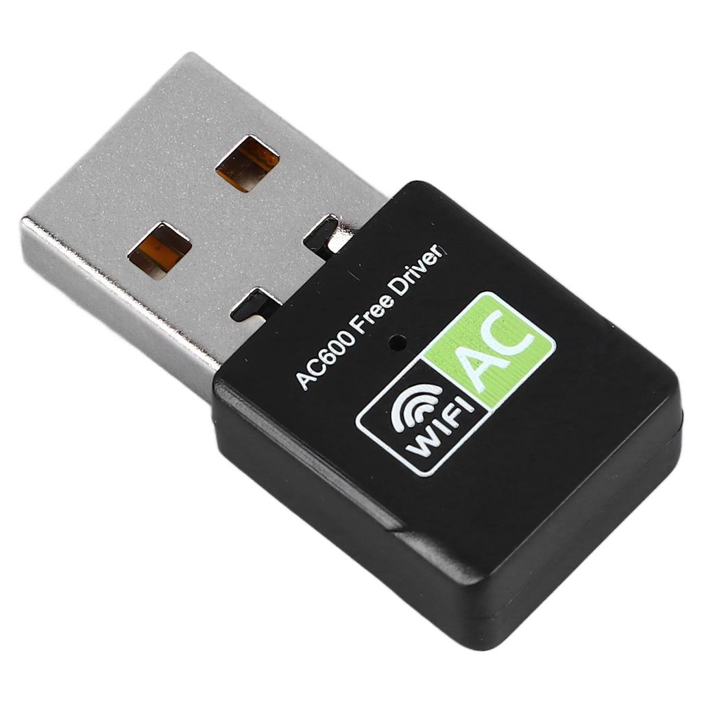 USB WiFi адаптер 2.4G 5.8G двухдиапазонный 600 Мбит/с высокая скорость передачи стабильное соединение беспроводной