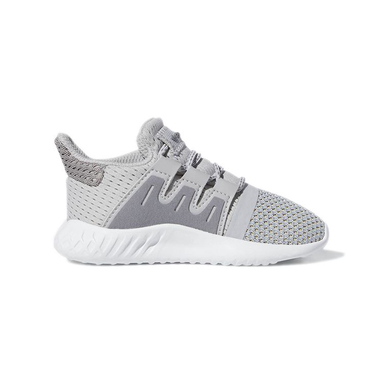 adidas Оригинальные Tubular Dusk El I Круглый носок На шнуровке Нескользящие Прочные Дышащие Низкие Ходячие Туфли Детская Обувь Серый B42060