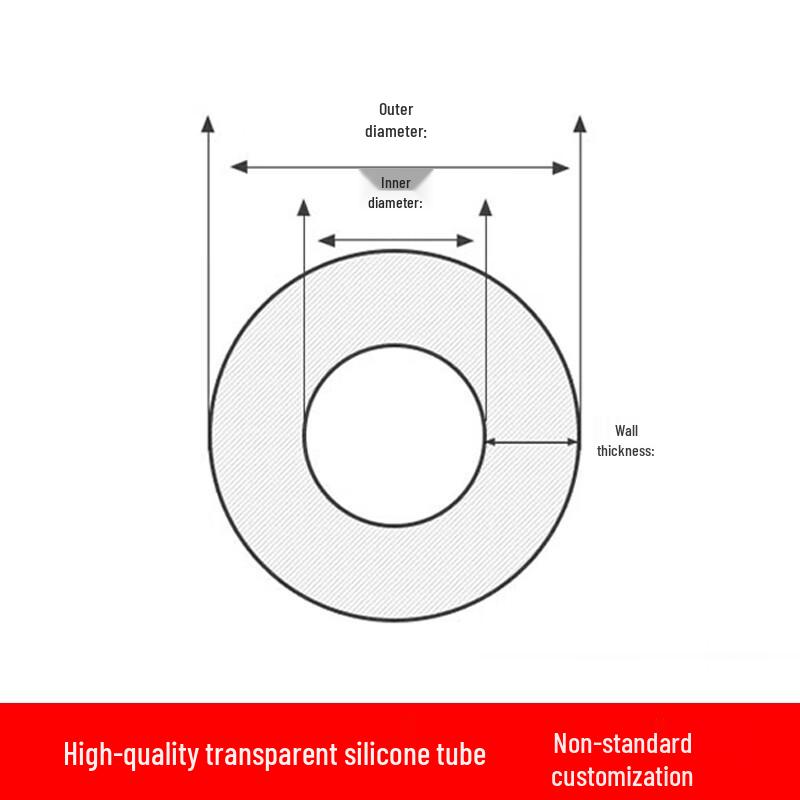 Transparent Silicone Rubber Hose - High Elasticity & Pressure Resistant