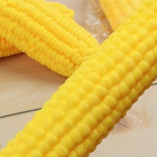Игрушка-сквиш в виде кукурузы Реалистичная поддельная кукуруза Игрушка для снятия стресса Настольная игрушка-фиджет из эластичного ТПР в виде кукурузы Сувениры для вечеринки