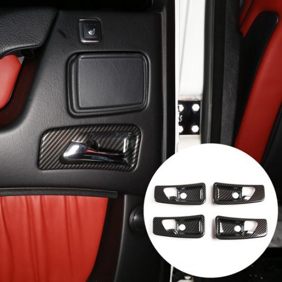Fit For Benz G Class W463 2007-2010 Carbon Car Interior Door Handle Bowl Cover