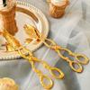 Bread Tongs Cake Clamp Arabic Vintage Style Buffet Clamps Barbecue Serving Tongs for Kitchen Home Cake Baking Desserts Salad Frying Grilling