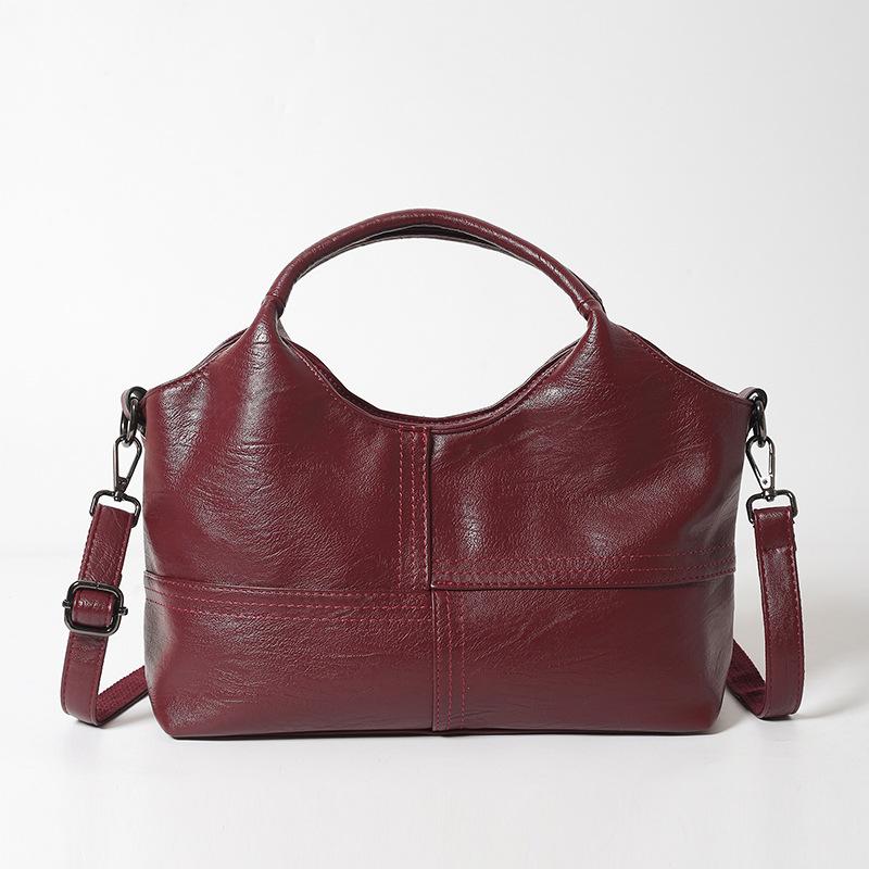 Мягкая сумка из искусственной кожи, женская сумка высокого качества, повседневная женская сумка-мессенджер, однотонная сумка через плечо, женская сумка через плечо