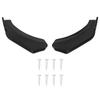 2 шт. Угол накладки на передний бампер 56 см Левый и правый Защита бампера Глянцевый черный Сплиттер накладки для автомобиля