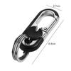 Ring Waist Buckle Metal Key Buckle Car Keychain Car Key Holder Double Ring  Keychain Keys Organizer
