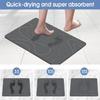 Absorbent  Bath Mat, Antislip Diatomite Quick Dry Floor Covering for Bathroom Comfort Bathroom Mat Various Size
