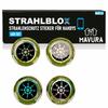 STRAHLBLOX 4 Pieces Radiation Protection Anti-radiation Sticker EMF Protection Blocker
