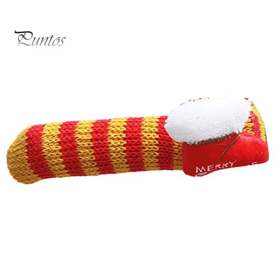Knitted Santa Claus Door Knob Protectors Christmas Doorknob Covers, Reindeer Decor, Anti?Slip Protector Sleeves, Cartoon Decorations Handle Cushion