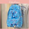 Cartoon Pattern Stitch Kids Backpack With Lightweight Nylon For School Education