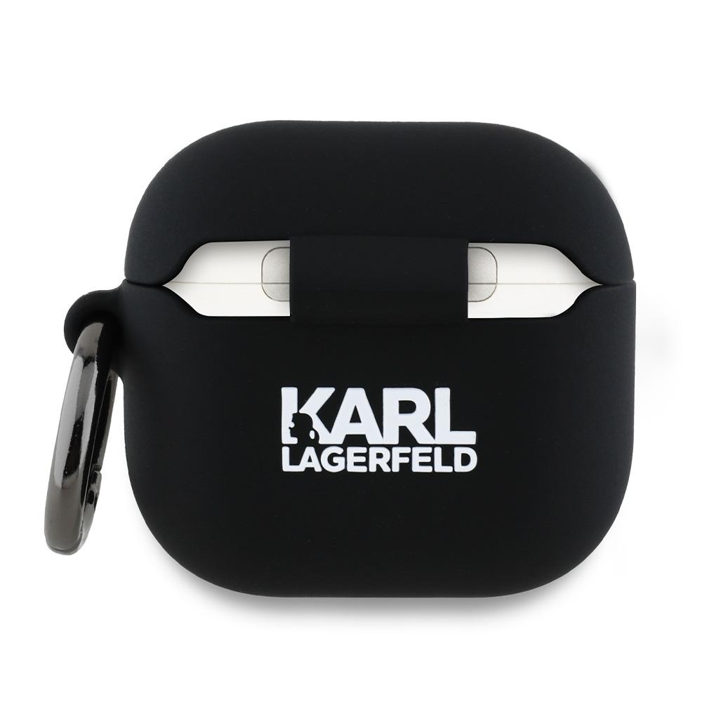 Karl Lagerfeld Kla4Runchk Airpods 4      Cover Black/Black Silicone Choupette Head 3D