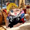 Custom Name Personalized Sailor Moon Print Blanket, Home Decor, Bedroom, Sofa, Camping, Couch, Gifts for Birthday Christmas