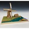 Woody Joe European Streets Series: Kinderdijk, Netherlands Wooden Model Assembly Kit (Diorama)
