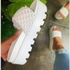 Spring Summer 2024 Women Luxury Shoes Slipper Summer PU Leather Women's Sandal Casual Slides Outdoor Female Ms Flip Flops