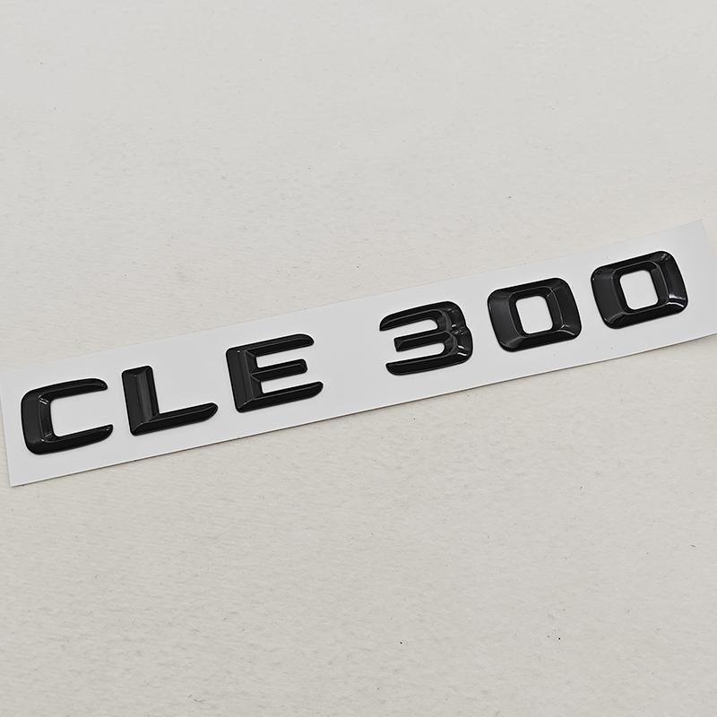 3D CLE450 CLE300 Задние Буквы Шильдик Эмблема на Багажник Для Benz CLE Класса Глянцевый Черный Хром Наклейка Логотипа Автомобиля Стайлинг Аксессуары