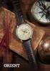 Orient Bambino Sun and Moon автоматические часы механические автоматические отечественный производитель гарантия слоновая кость [Orient] SUN&MOON RN-AK0803Y мужские