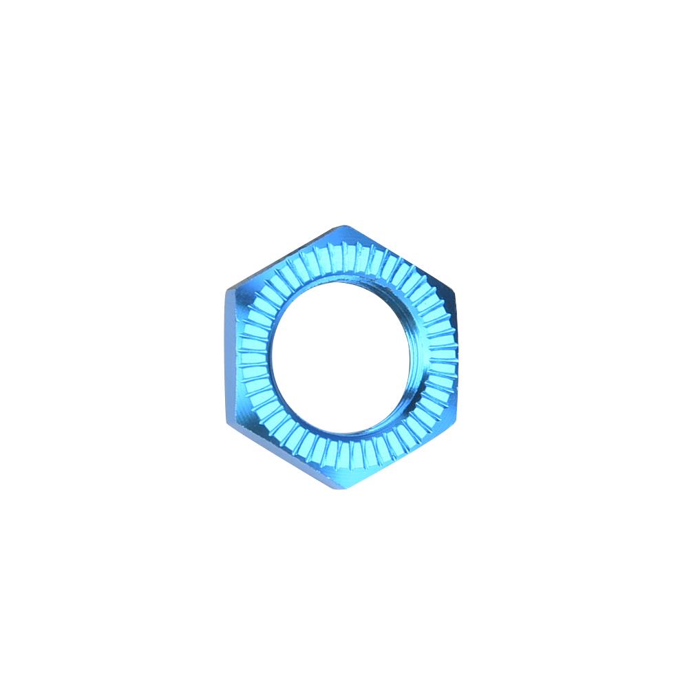 Aluminum Alloy M12 Wheel Nuts 17mm Spanner for 1 8 RC Car Accessory (Blue)