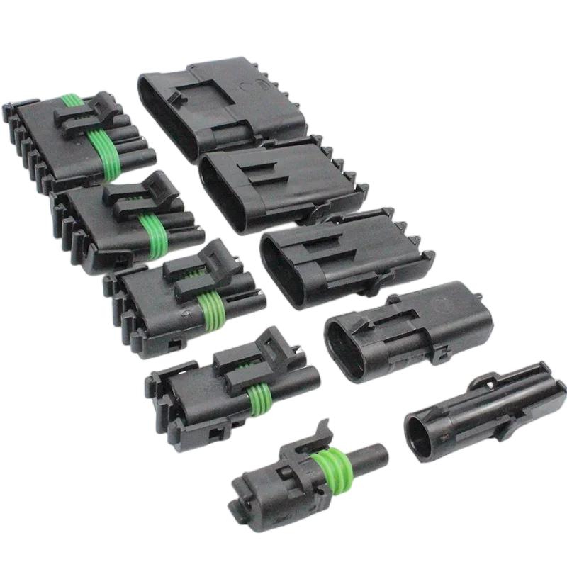 5/20/100 комплектов Delphi 2.5 серии GM Автомобильный 1/2/3/4/6-контактный водонепроницаемый штекерный разъем 12010975 DJ302/3/4/61Y-2.5-11/21