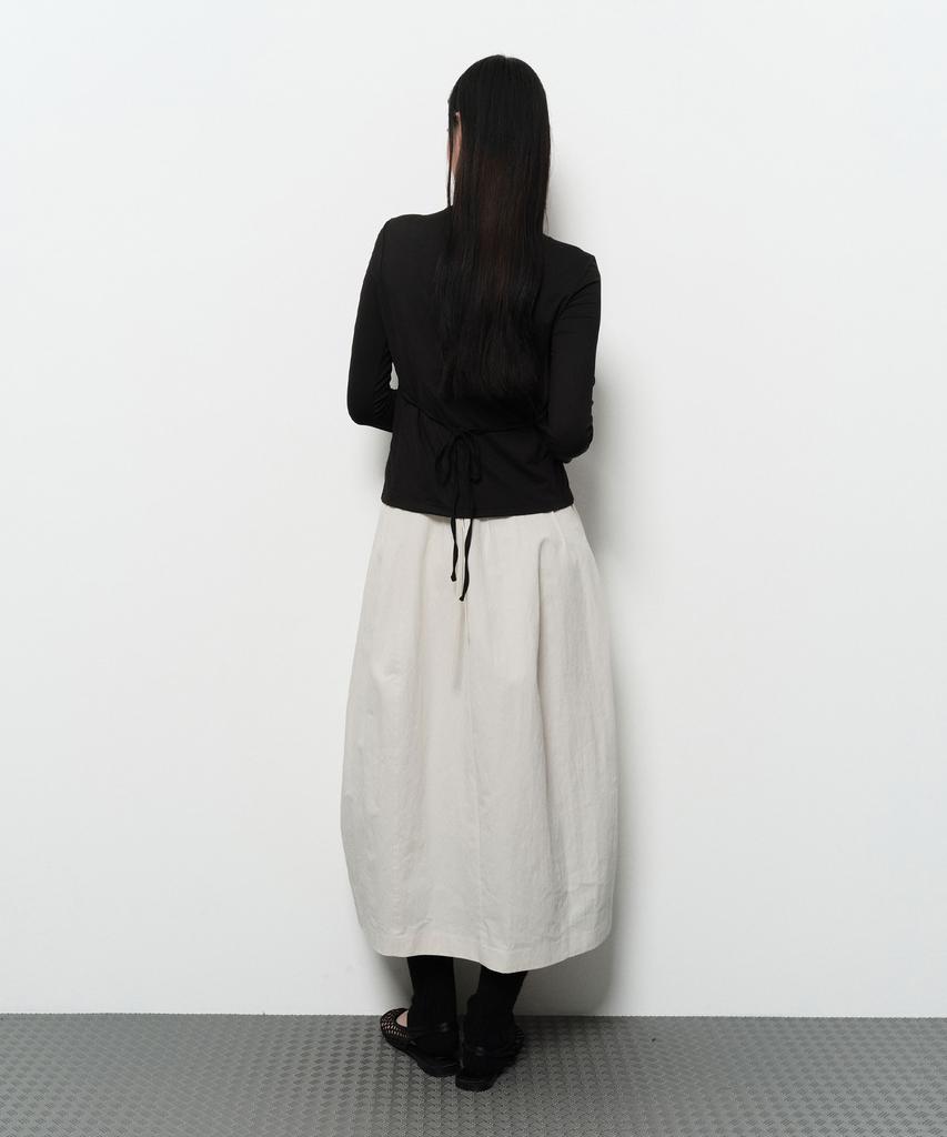 Daiaegeuneol Halterneck Long Dress (Cream)