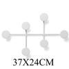 Modern Simple Coat Racks Nordic Wall Storage Organizer Hanger Clothes Storage Space Saving Shelf Metal Hanger Modular Furniture