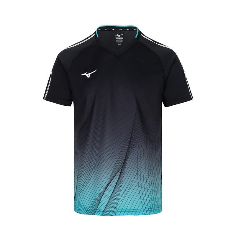 Mizuno Футболки Унисекс V-образный вырез Тонкие Прямой крой C2CA53Z1