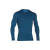 Under Armour Coldgear Training Compression Fitness Shirt Men Tops Blue 1265655-405