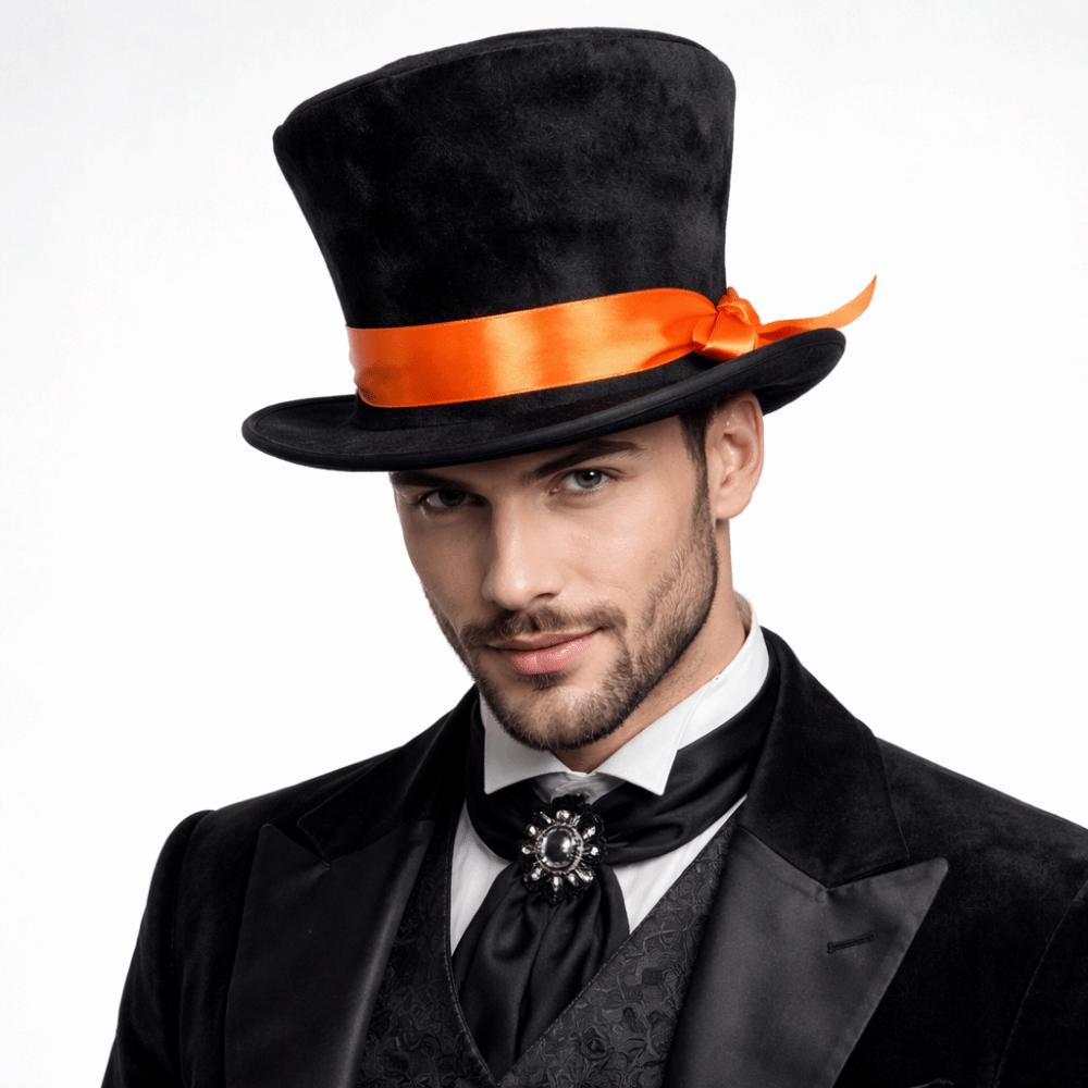 Vintage Festival Party Hats Gentleman Jazz Hats Dance Party Lincoln Tall Hats Halloween Festival