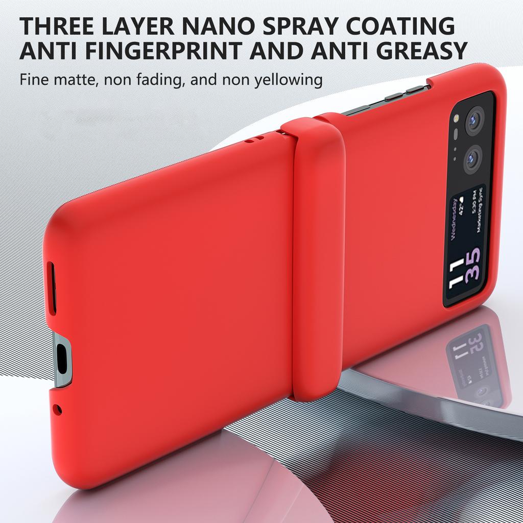 Чехол для Motorola Razr 40 5G с защитой шарнира и покрытием Skin-Touch