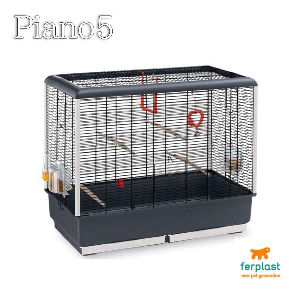 Farplast Piano 5 Черный для маленьких птиц
