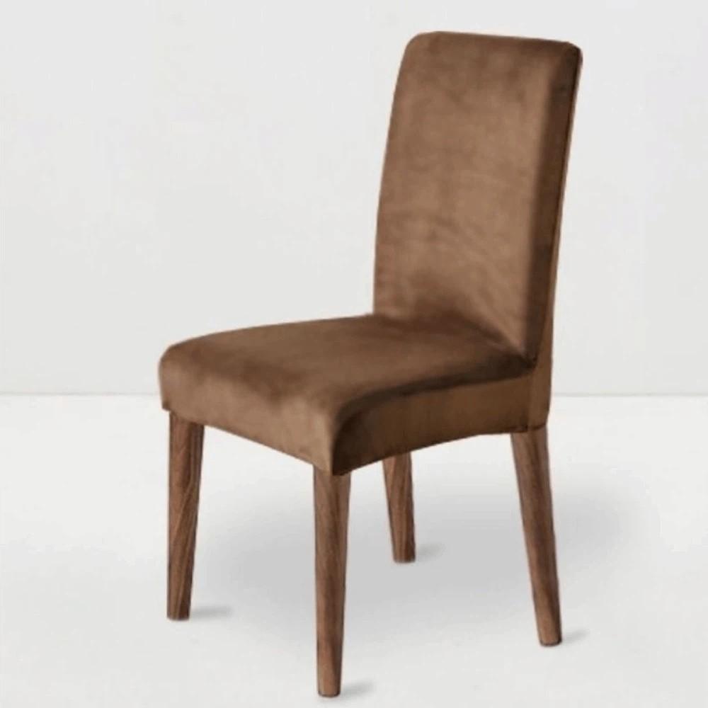 Thickened Plush Chair Cover Dust-Proof Chair Protector Universal Full Wrap Stool Cover Restaurant