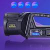 Портативный солнечный светодиодный фонарик COB рабочий свет USB перезаряжаемый водонепроницаемый ручной прожектор уличный прожектор для кемпинга