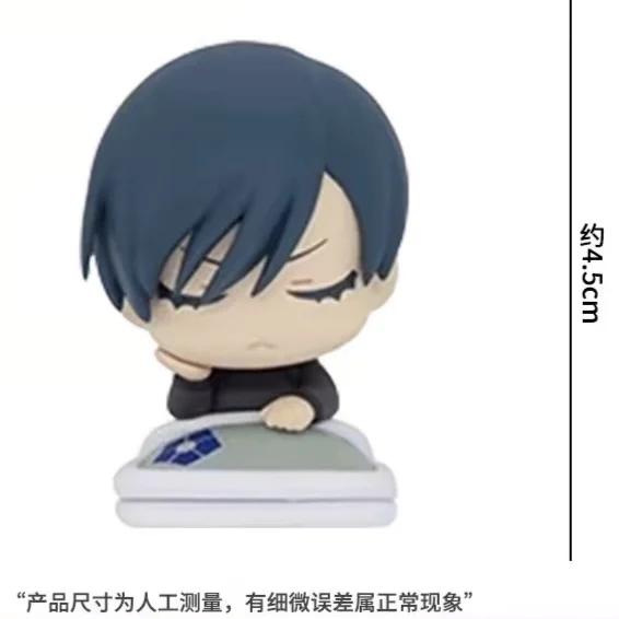BLUE LOCK Action Figure Sleep Gacha Cute Cartoon Ornament Bachira Meguru Nagi Seishiro Chigiri Hyoma Isagi Yoichi Model Toy