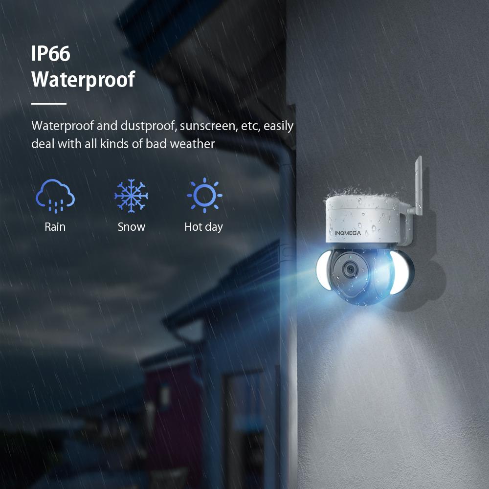 2-мегапиксельная Wi-Fi камера TUYA Smart Cloud PTZ IP-камера для наружного наблюдения за едой Google Home Alexa камера видеонаблюдения для двора