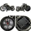 Креативные кварцевые часы в форме мотоцикла, будильник, хранитель времени, декор для рабочего стола