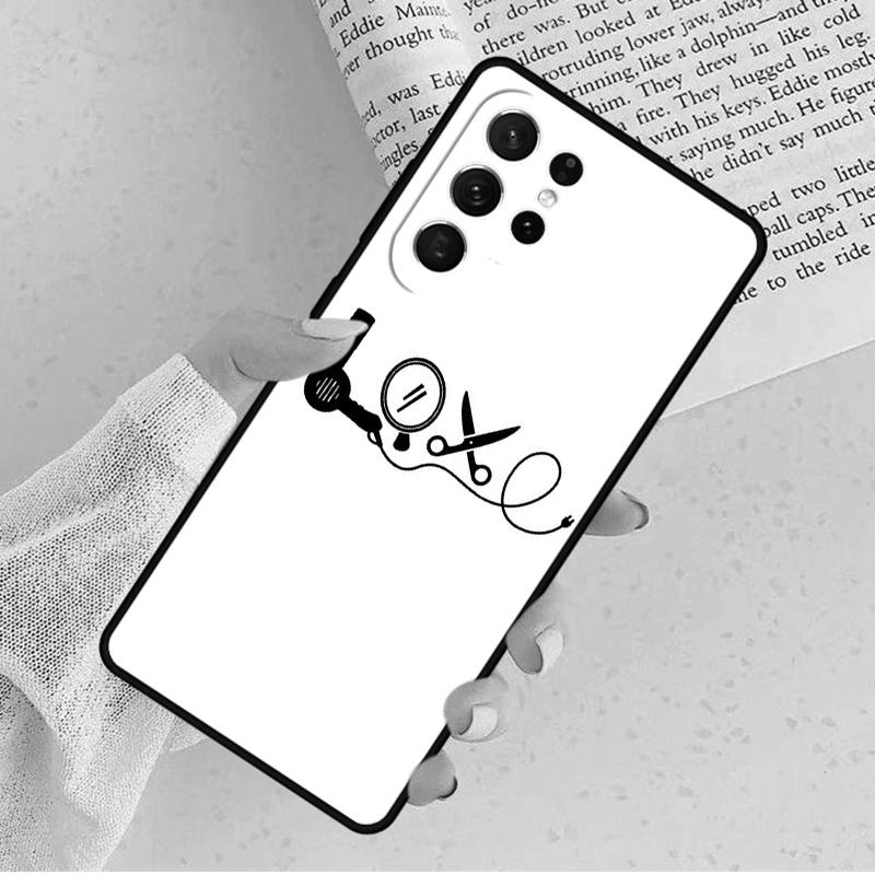 Чехол для телефона Салон парикмахера Стилист для Samsung Galaxy S25 S23 S30 S8 S21 S20 FE S24 S22 Note 10 20 Plus lite Ultra