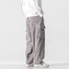 Autumn Casual Men's Pants Korean Version Corduroy Solid Color Overalls Street Wide-leg Pants Trend Large Size All-match Pants