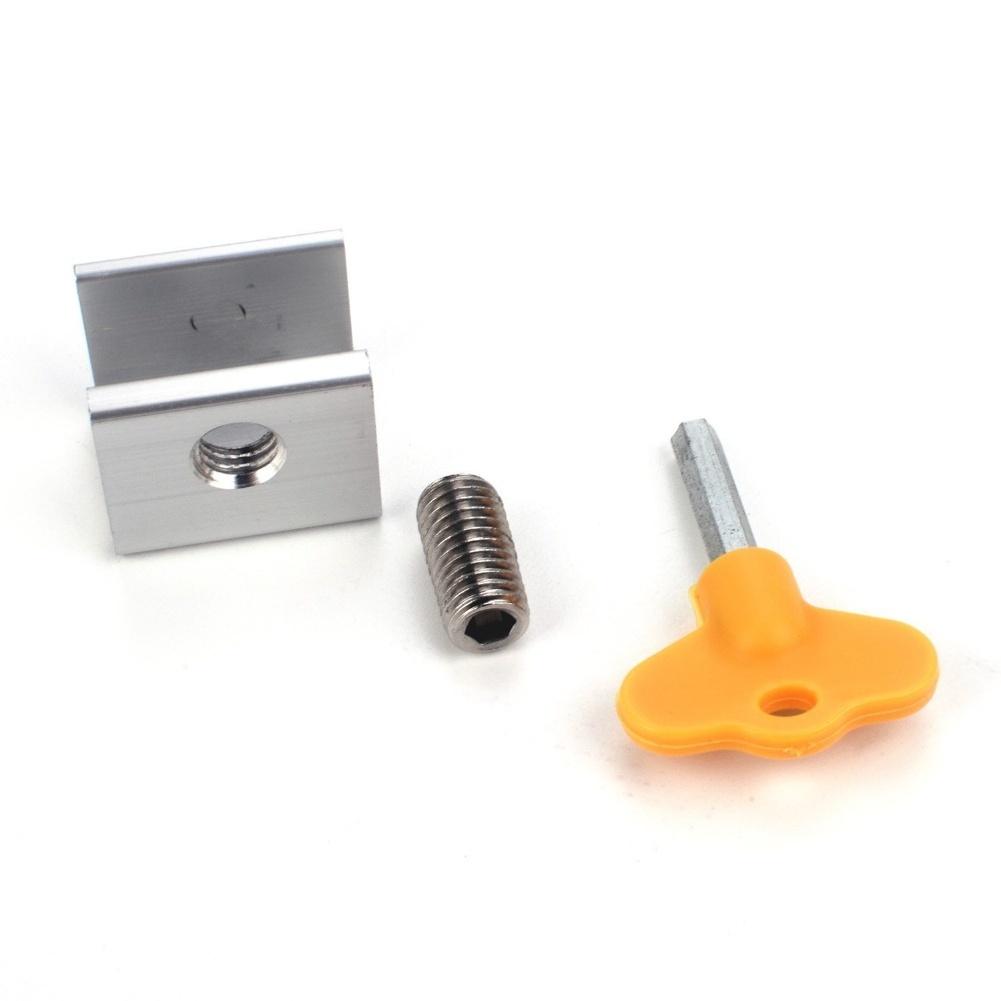 10 шт. оконных замков, раздвижной защитный оконный замок с ключом для раздвижного окна, регулируемые оконные замки, защитные оконные стопоры