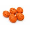 Set of 5 orange openwork Easter eggs, spring decoration