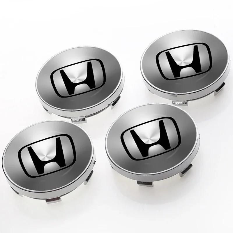 Для Honda 4 шт. Центральная заглушка ступицы колеса автомобиля Заглушка ступицы диска Пылезащитная крышка ступицы для Honda Civic Fit City Cry Accord CB500 Cb650r Forza 12
