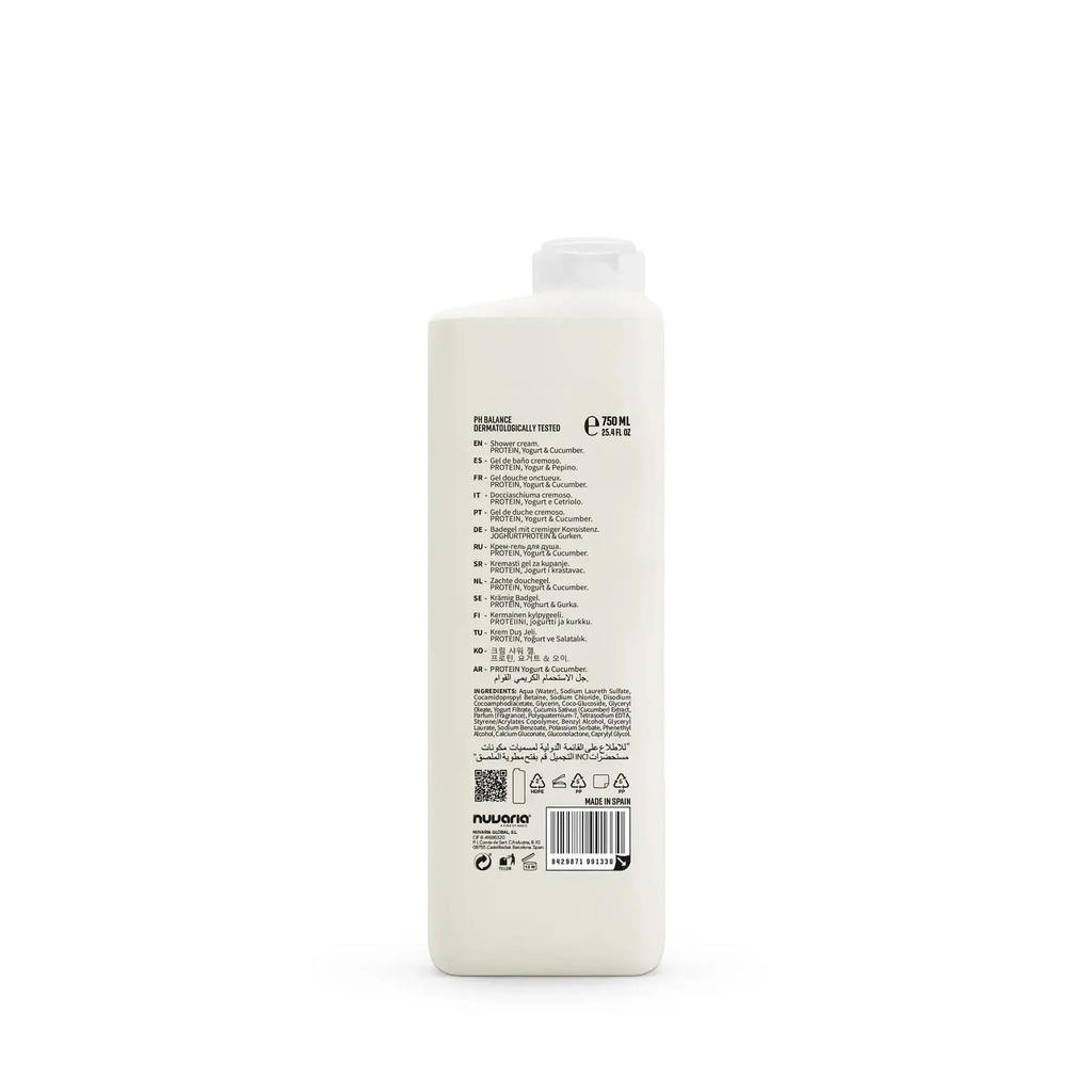 Shower Cream Protein Yogurt and Cucumber Dicora 750 Ml