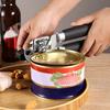 Can Opener Smooth Stainless Steel Beer Opener Turn Knob Non-Slip Grip Lid Opener for Home Kitchen Bar
