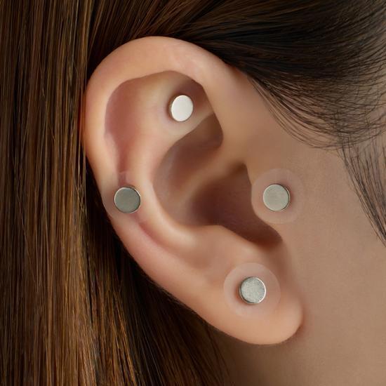 RETURNITY Ear Therapy Silver/Crystal 2 Types (Choose 1) (Ear Acupressure Patch 6P)