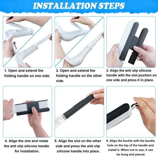 Foldable Mattress Lifter Heavy Duty Ergonomic Long Handle Mattress Riser Mattress Lifting Tool Changing Sheets Bed Maker Tools