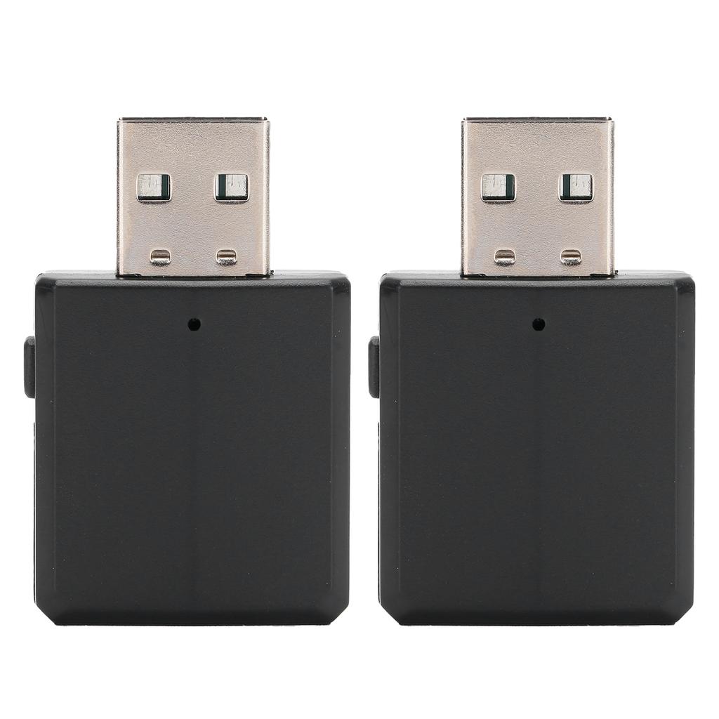 2Pcs Bluetooth 5.0 O Transmitter Receiver 2 In 1 Adapter for TV Car Computer