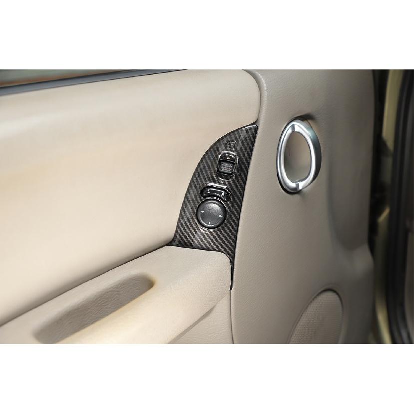 Car Door Window Lift Button Panel Decoration Cover Stickers for Jeep Liberty 1999-2007 Auto Interior Mouldings Accessories